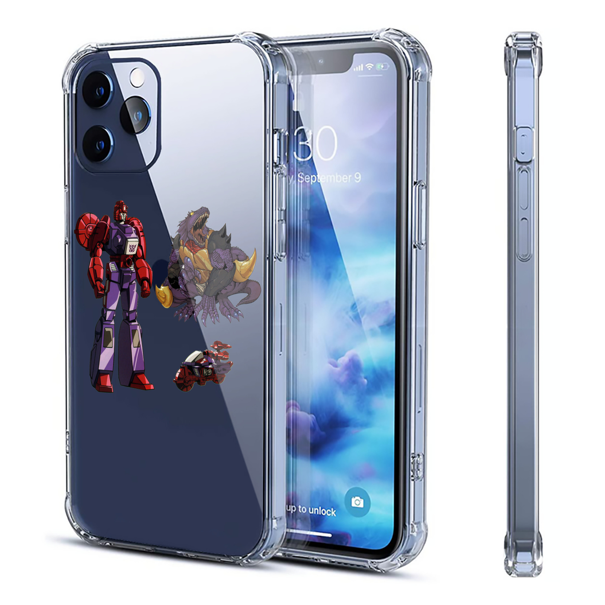 （画像用）  【iPhone 12シリーズ対応】透明スマホケース（クリアソフトケース）